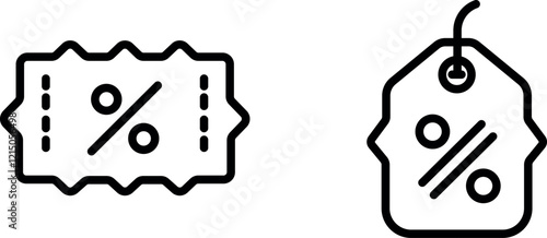 "Discount Vector Icon for Sales and Promotions"