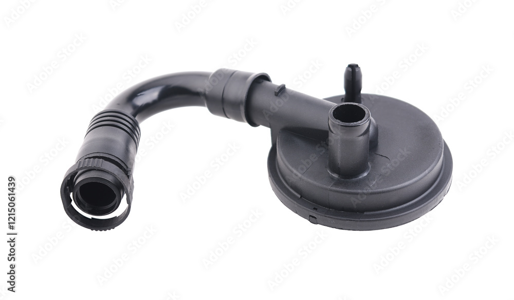Car oil separator isolated on white background. Car oil separator isolated on white background.