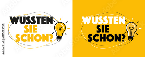 Wussten Sie schon?	