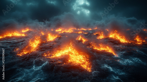 Wallpaper Mural Smoldering burning coals with an intense red-orange glow radiate warmth in a minimalistic bright tone creating a sense of energy and transformation with blurred empty blank space ideal for captions

 Torontodigital.ca