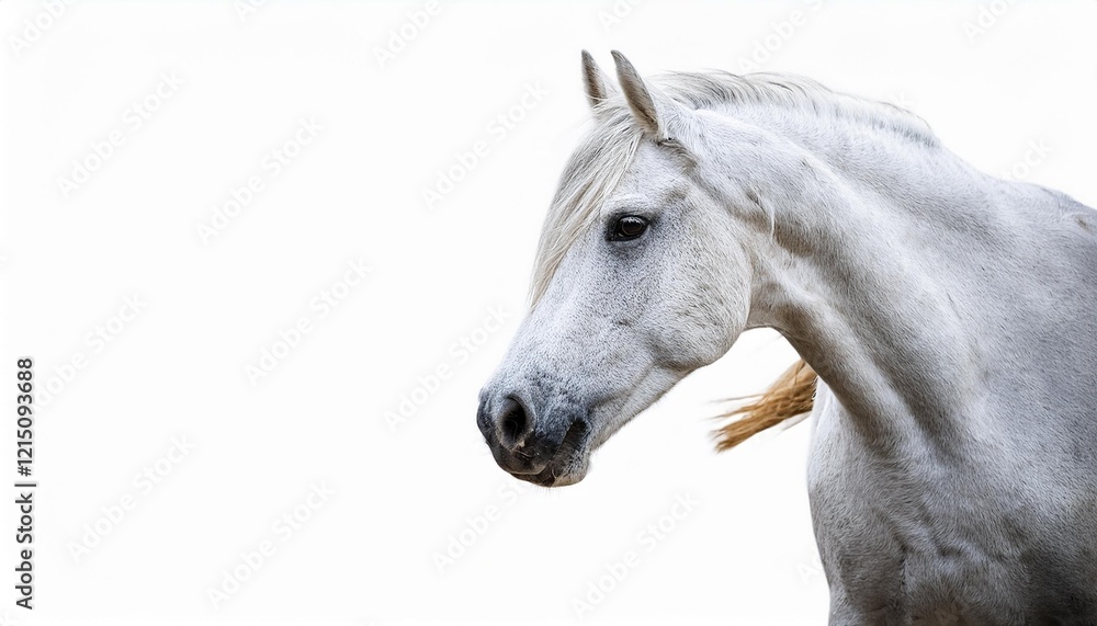 Obraz premium horse isolated on white background