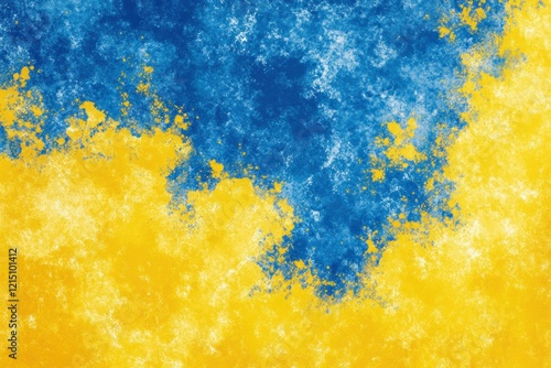 Abstract Textured Background Featuring Blue and Yellow Shades in a Soft Blurred Design Ideal for Creative Projects and Digital Art Displays