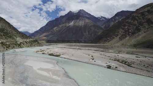 Landscape in the Himalayas