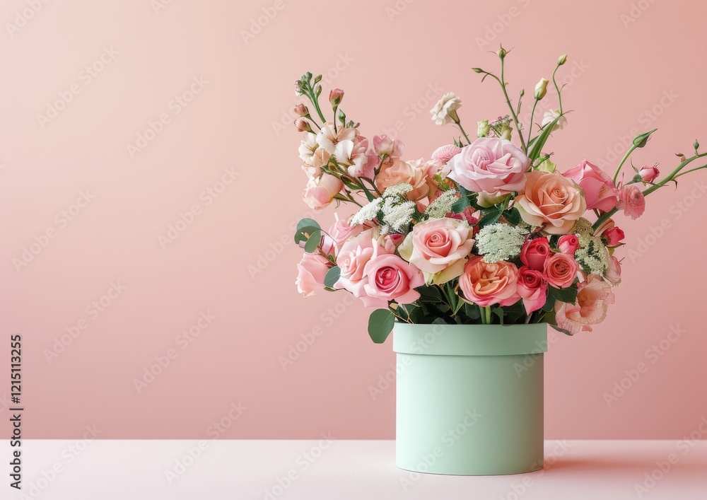 custom made wallpaper toronto digitalBeautiful bouquet of flowers in a box