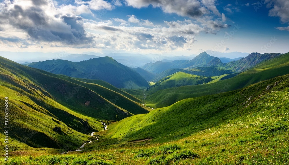 landscape with mountains landscape with mountains
