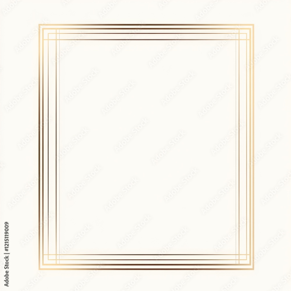 Elegant Gold Frame Design Simple Minimalist Background Elegant Gold Frame Design Simple Minimalist Background