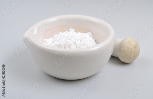 Tetrasodium pyrophosphate, also called sodium pyrophosphate, tetrasodium phosphate or TSPP. photo