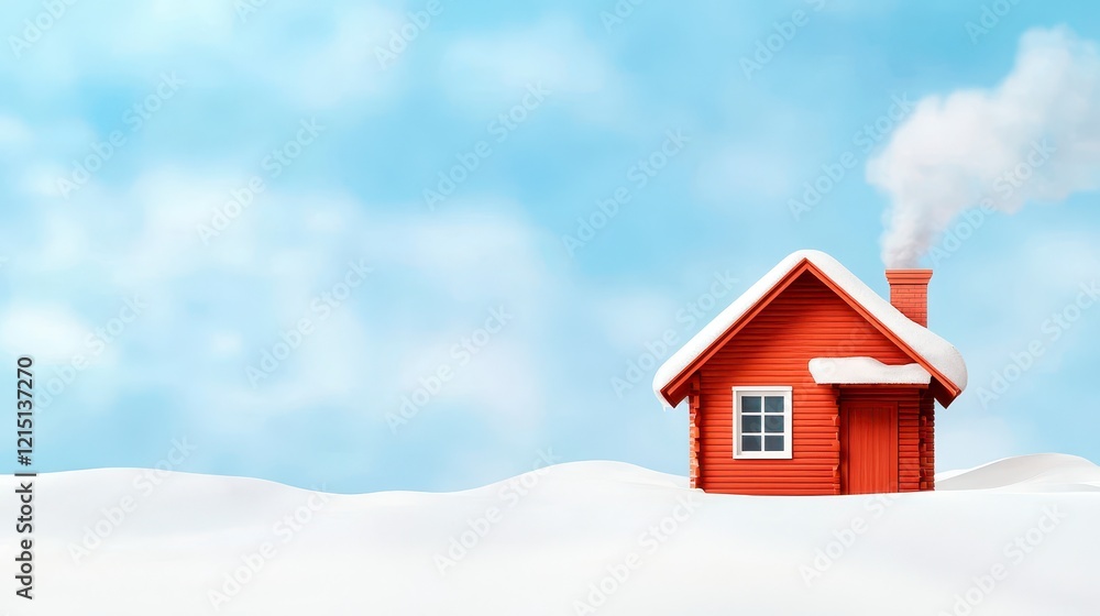 Cozy Red Cabin In A Winter Wonderland Cozy Red Cabin In A Winter Wonderland