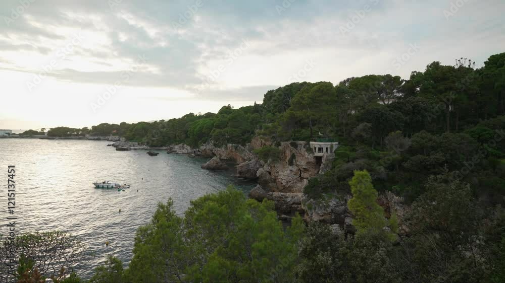 Bay of Antibes Billionaires in the south of France on Cap d'Antibes. Bay of Antibes Billionaires in the south of France on Cap d'Antibes.