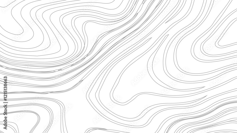 Topographic map contours in hilly or mountainous terrain, similar cartography illustration. Topography and geography map grid abstract backdrop. Topographic map contours in hilly or mountainous terrain, similar cartography illustration. Topography and geography map grid abstract backdrop.