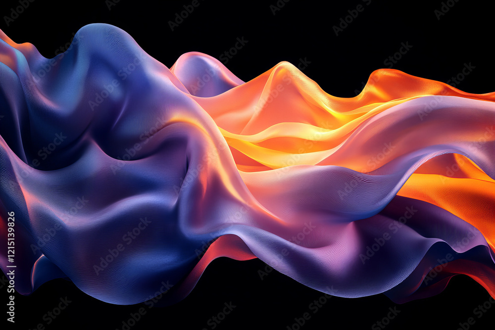 Dynamic Abstract Background with Vibrant Orange and Blue Gradient Waves for Creative Digital Design Projects, Marketing Materials, and Modern Art Concepts Dynamic Abstract Background with Vibrant Orange and Blue Gradient Waves for Creative Digital Design Projects, Marketing Materials, and Modern Art Concepts
