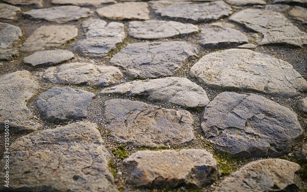 Stone surface macro with natural mineral veins, rough and detailed Stone surface macro with natural mineral veins, rough and detailed