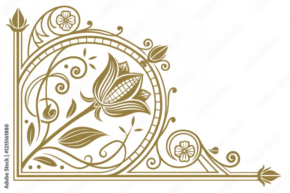 Fototapeta premium background with ornament