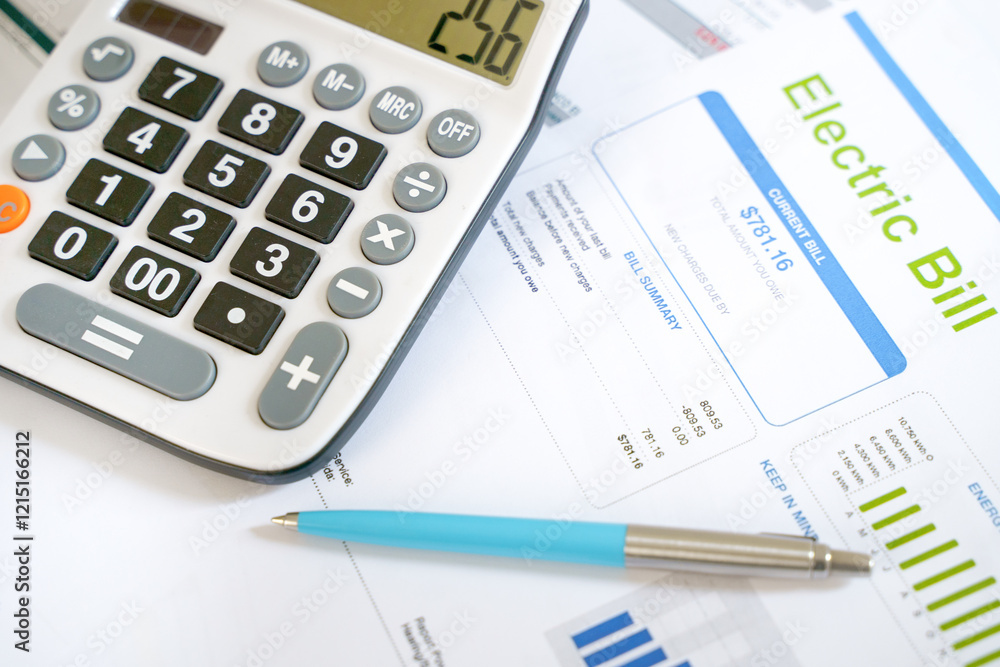 Electric bill statement and home energy consumption Electric bill statement and home energy consumption