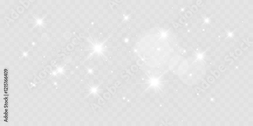 Light sparkle glitter shine glow with transparent glittering light effects, sparkling stars, white bokeh, and shiny glow on a checkered background, perfect for Christmas themes.
 photo