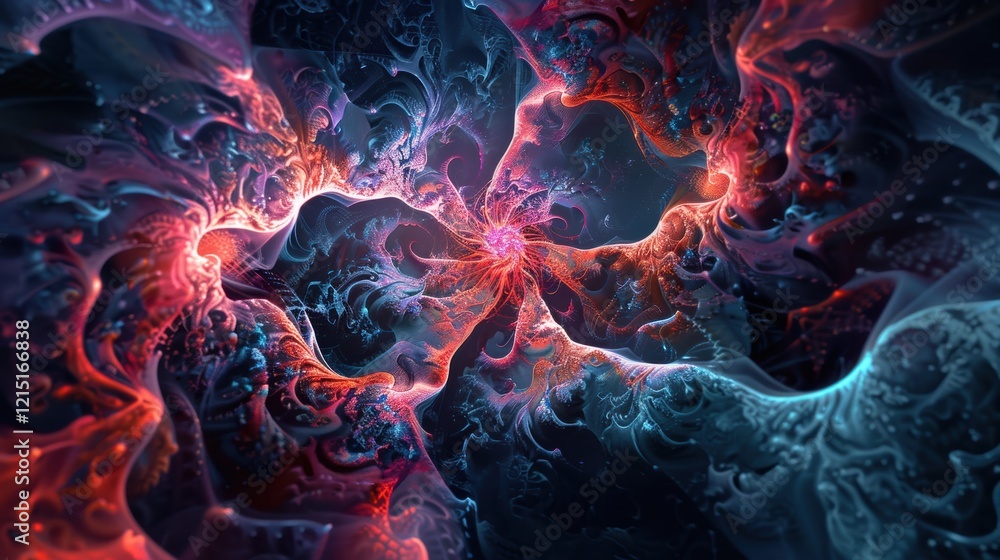 Fototapeta AI-based neural networks revolutionizing brain research studies.