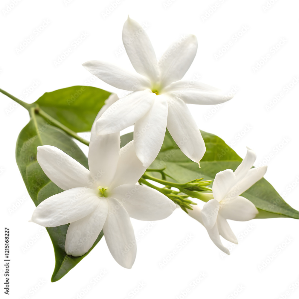 Fototapeta premium jasmine flower on transparent background