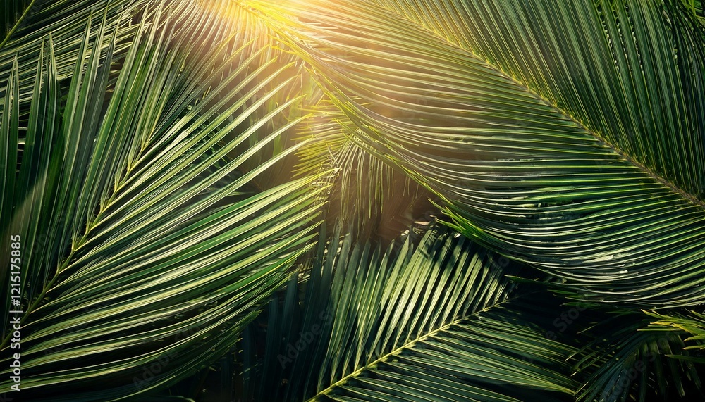Obraz premium palm tree leaves