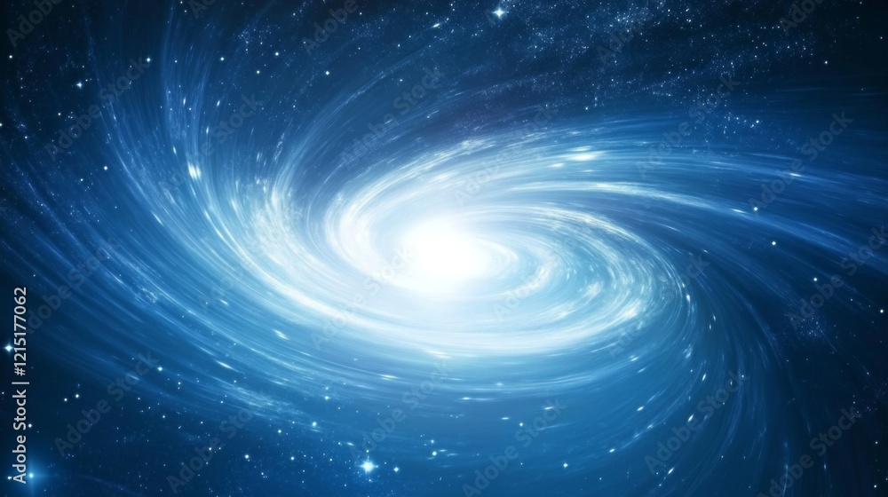 Fototapeta premium Beautiful Galactic Nebulas and Spiral Galaxies in Deep Space