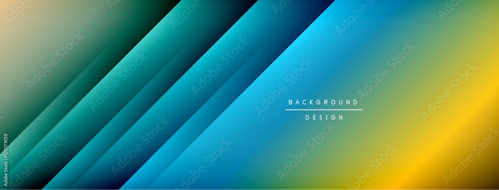 Dynamic shadow lines with gradient colors geometric background Dynamic shadow lines with gradient colors geometric background