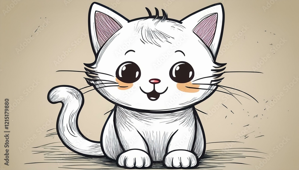Obraz premium cat cartoon