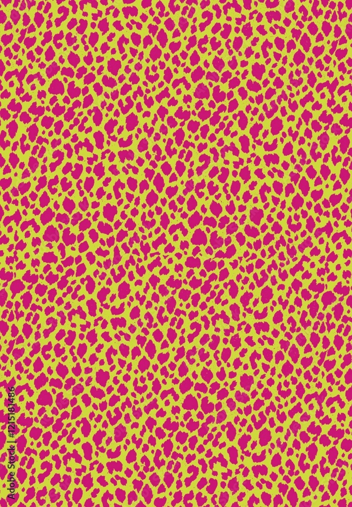 pink and yellow pattern. Neon Leopard Print pink and yellow pattern. Neon Leopard Print