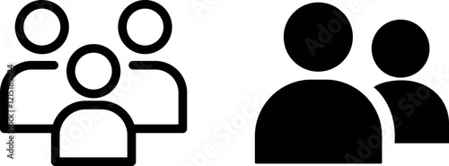 "Diverse People Vector Icon Set for Social and Professional Designs"