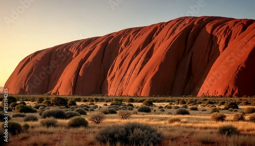 Sunrise at Uluru (Ayers Rock) Close-Up