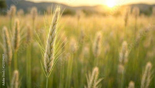 Kangaroo Grass Meadow in Bloom photo