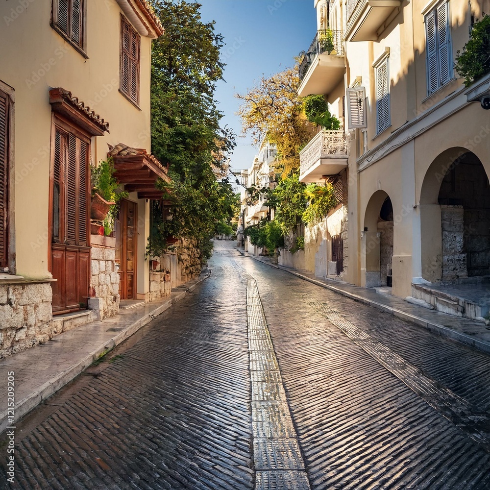 Obraz premium Greek streets