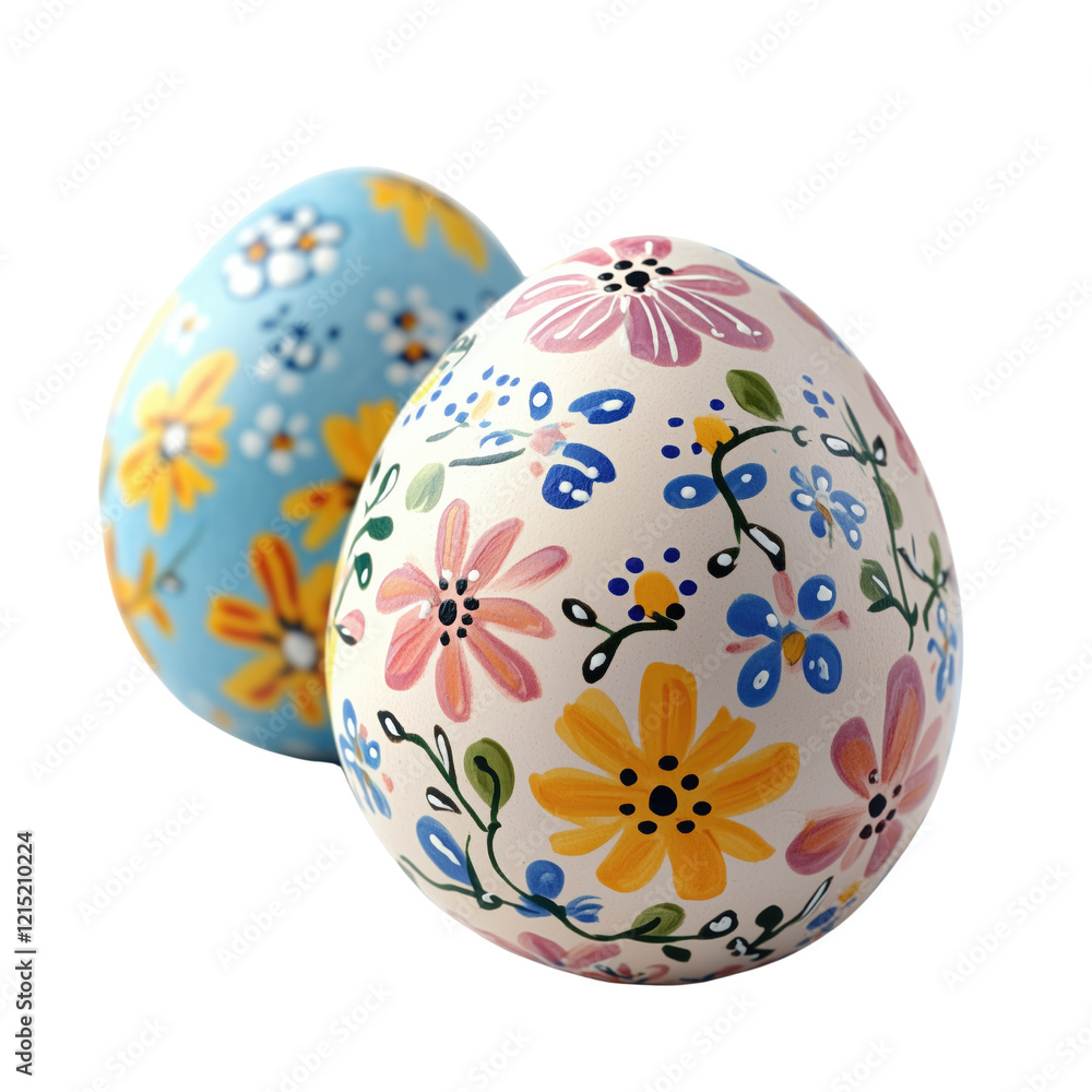 Easter eggs isolated on a white or transparent background Easter eggs isolated on a white or transparent background