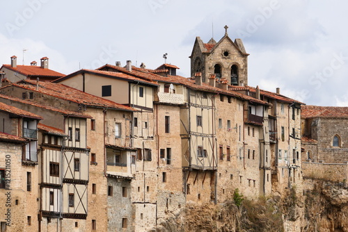 Frías, a historic medieval town on a hill above the river Ebro. Province of Burgos, Castilla y León. Spain