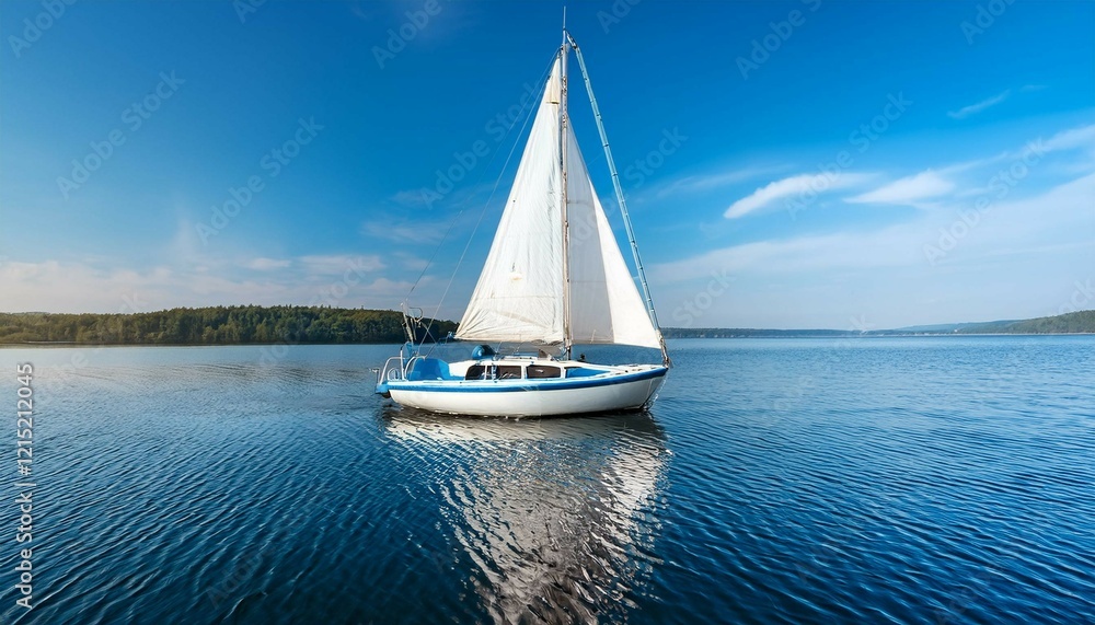 Fototapeta premium sailboat on the sea