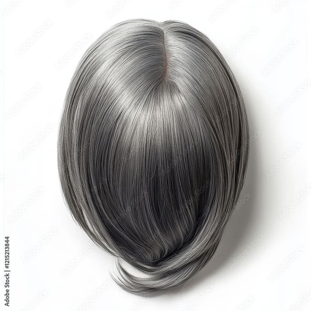 Fototapeta premium long hair isolated on white