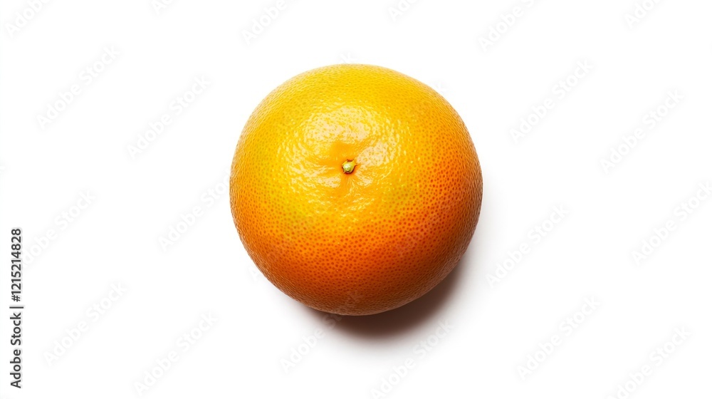 Fresh Orange on White Background Perfect for Healthy Lifestyle Imagery Fresh Orange on White Background Perfect for Healthy Lifestyle Imagery