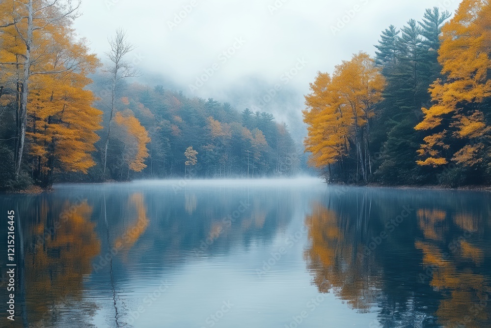 Nature Embraced by a Blanket of Mist Nature Embraced by a Blanket of Mist