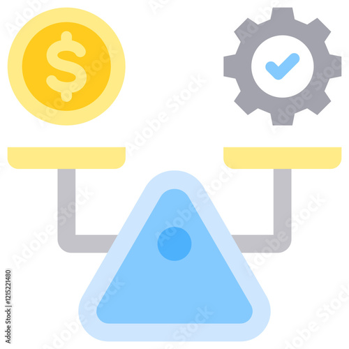 Break Even Point Icon