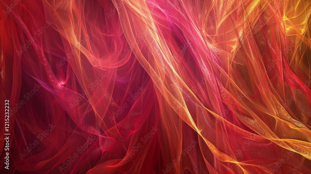 Abstract Red and Orange Light Streaks Abstract Red and Orange Light Streaks