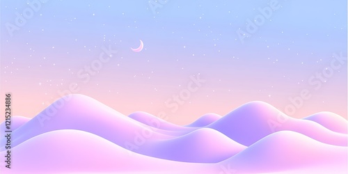 Dreamy Pastel Landscape: A ...