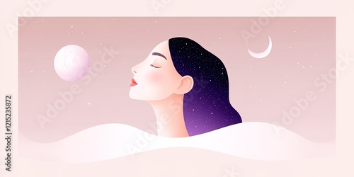 Cosmic Dreamscape: A styliz...