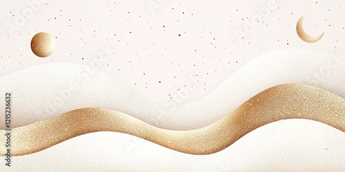 Celestial Sands: Abstract a...