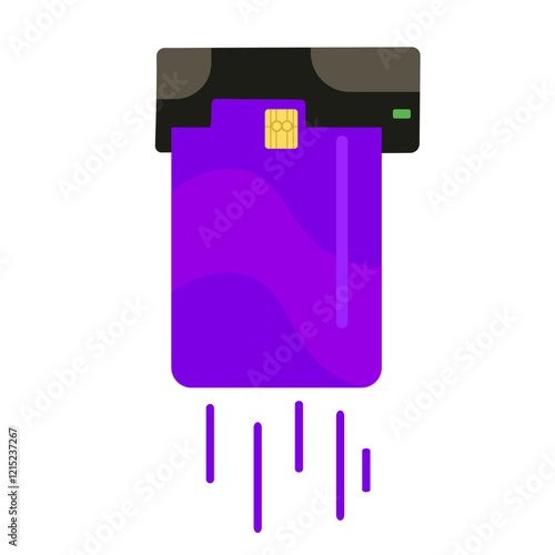 insert credit card vector illustration