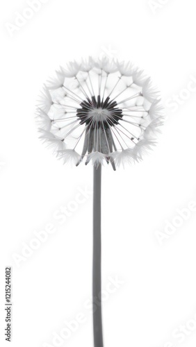 Wallpaper Mural The puffy dandelion blowball with flying seeds Torontodigital.ca