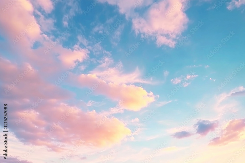 A beautiful sunset with clouds and pink hues. A beautiful sunset with clouds and pink hues.