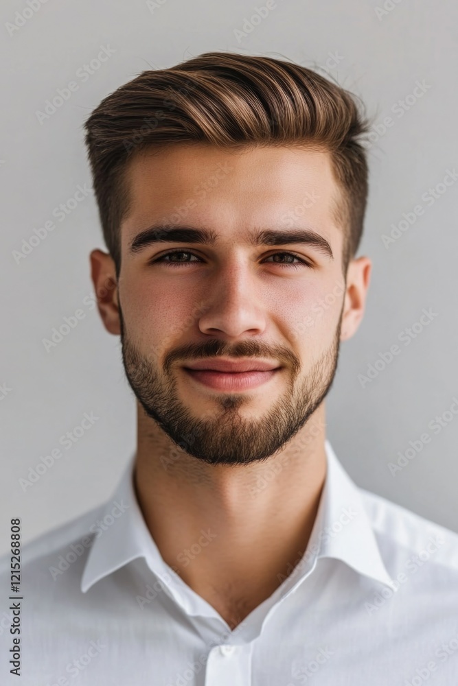 Fototapeta premium Confident Young Adult Male Portrait