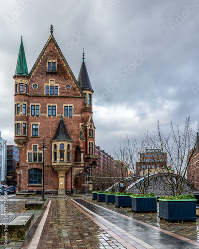 The Unesco World Heritage Speicherstadt in Hamburg, Germany