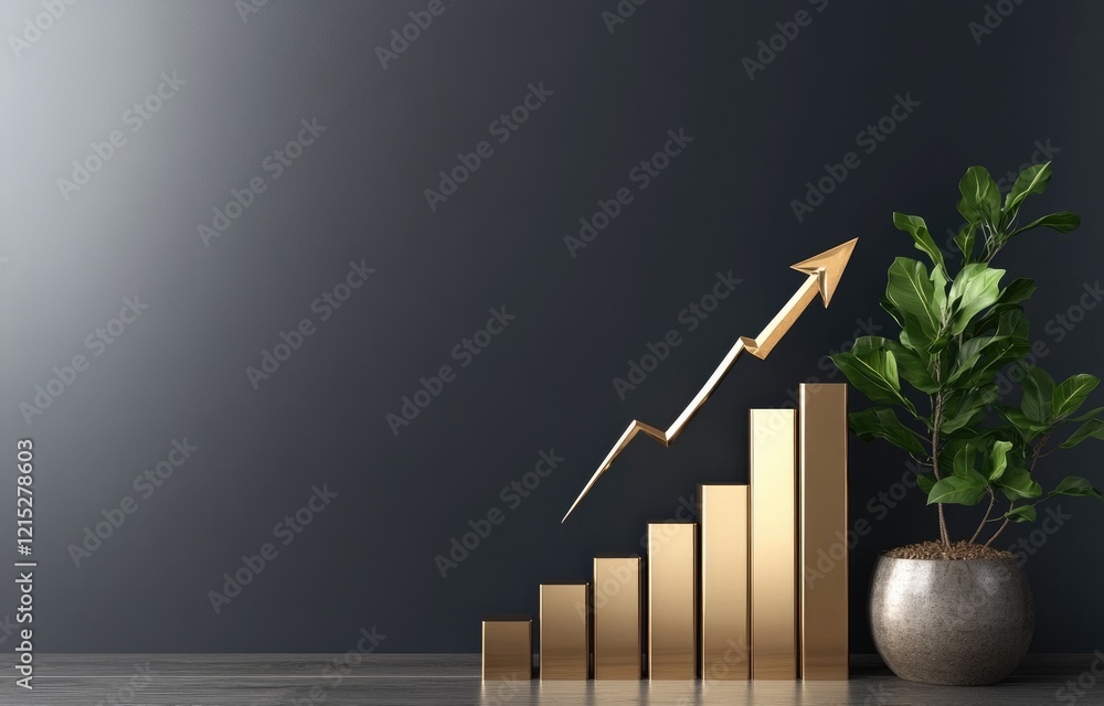Growing Success: upward trend, glowing arrow, data growth, futuristic graph, economic rise, performance improvement, analytics development, financial progress, innovation charts, strategic planning Growing Success: upward trend, glowing arrow, data growth, futuristic graph, economic rise, performance improvement, analytics development, financial progress, innovation charts, strategic planning