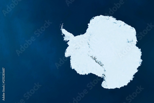 Antarctica from space. Elements of this image furnished by NASA