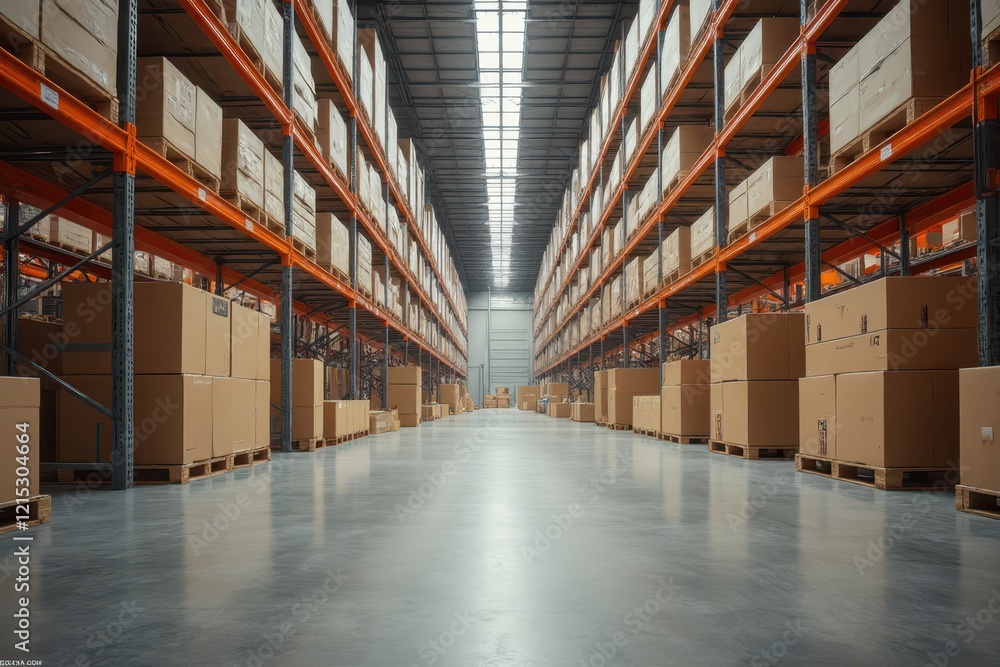 Fototapeta premium the benefits of a warehouse automation system