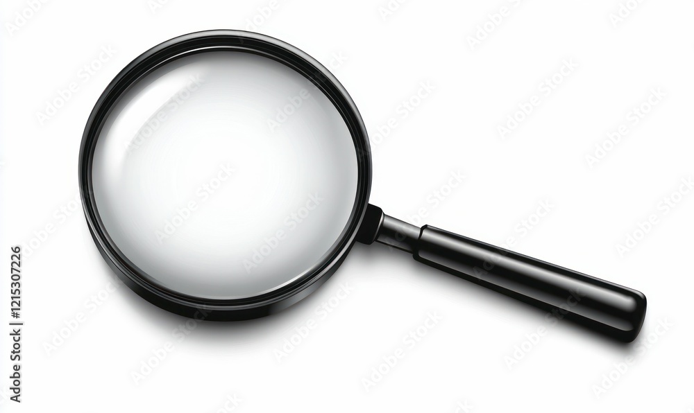 Magnifying Glass Isolated on White Background Magnifying Glass Isolated on White Background